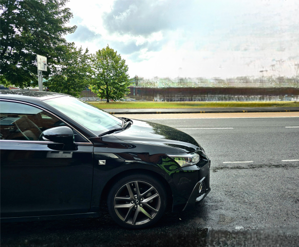 blue automatic driving bg home